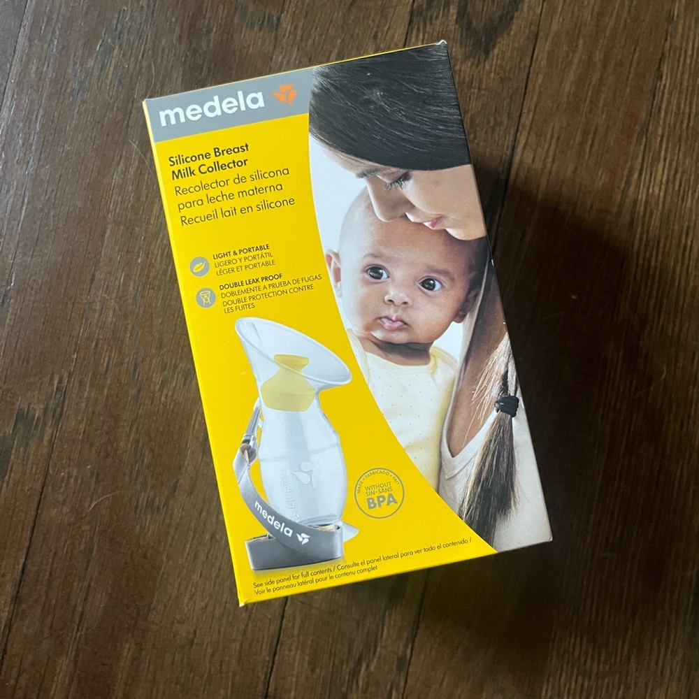 Medela Silicone Milk Collector with Yellow Stopper
